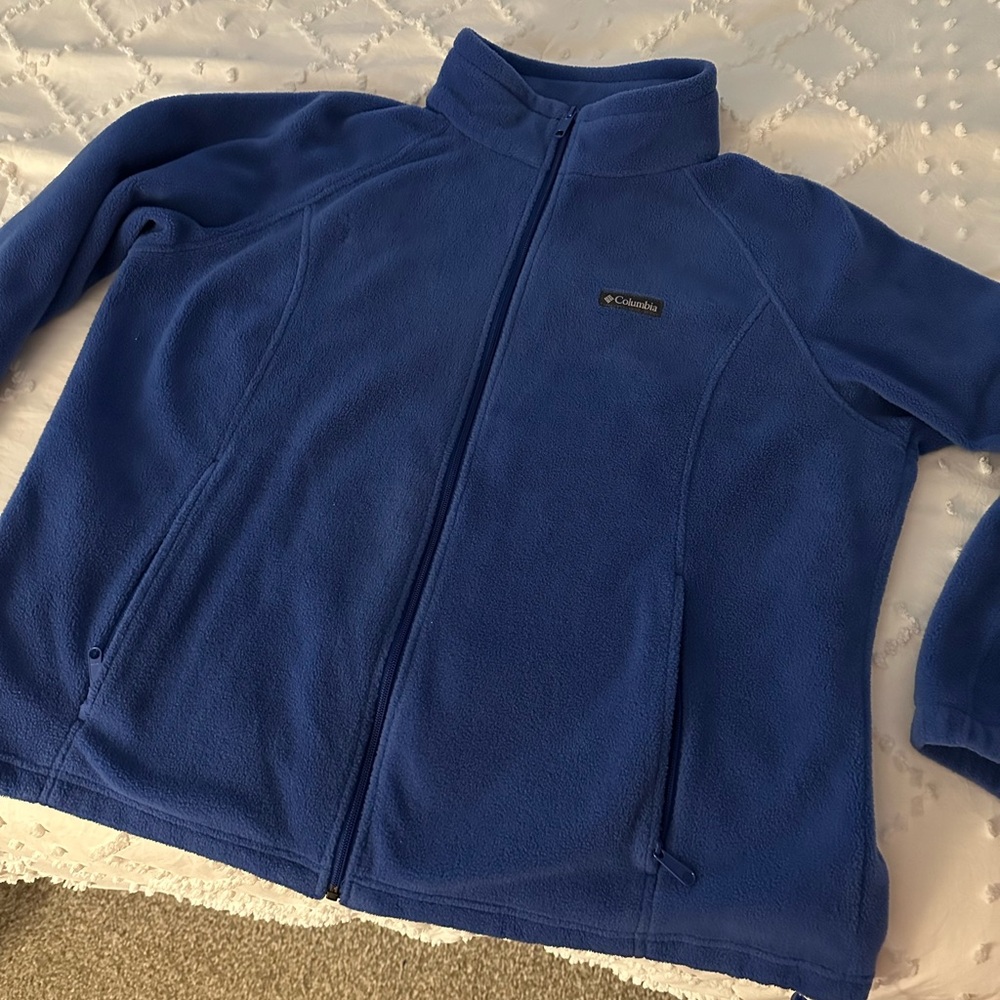 Women’s 2XL Columbia Fleece Zip Up Jacket